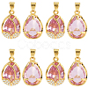8Pcs Glass Pendants KK-BBC0020-79-1