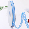 50 Yards Tartan Pattern Polyester Ribbon OCOR-CY0003-72C-7
