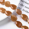 Natural Red Aventurine Beads Strands G-S356-03-4
