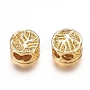Brass Beads X-ZIRC-F067-09G-RS-2