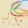 4200Pcs 15 Colors Bicone AB Color Plated Eco-Friendly Transparent Acrylic Beads TACR-FS0001-25-2