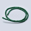 Natural Malachite Beads Strands G-F571-27AB1-3mm-3