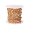Soldered Brass Coated Iron Curb Chains CH-CJ0001-01A-KCG-1