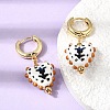 Brass Hoop Dangle Earrings KK-CBA8324-26G-02-2