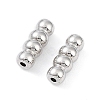 Anti-Tarnish Rhodium Plated 925 Sterling Silver Screw Clasps STER-K173-04P-1