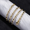 Rack Plating Brass Oval Link Chain Necklace NJEW-A035-06G-01-2