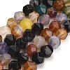 Natural Agate(Dyed & Heated) Beads Strands G-K425-B10-01-2