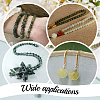 Olycraft 2 Strands Natural Chinese Green Jade Beads Strands G-OC0004-62B-6