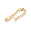 Rack Plating Brass Hook Clasps KK-E073-01G-2