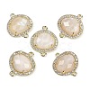 Natural Moonstone Faceted Oval Links G-B126-01G-13-1