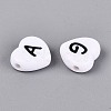 Opaque Acrylic Enamel Beads SACR-Q001-16A-C01-3