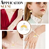 10Pcs Opaque Resin Pendants RESI-YW0003-49-6
