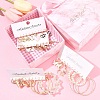 5 Sets 5 Colors Alloy Hoop Earring Sets EJEW-FS0001-23B-1