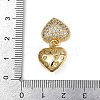 Brass Micro Pave Cubic Zirconia Pendants KK-S528-09G-3
