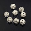 Brass Rhinestone Beads RB-A011-10mm-01S-1