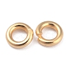 Rack Plating Brass Open Jump Rings KK-O139-18K-G-2