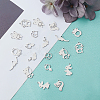 SUNNYCLUE 20Pcs 10 Styles 201 Stainless Steel Charms STAS-SC0002-81-4