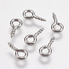Tarnish Resistant 304 Stainless Steel Screw Eye Pin Peg Bails STAS-I097-077D-3