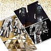 180Pcs 10 Style Sew On Mirror Rhinestones DIY-PH0013-65C-6