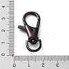 Ion Plating(IP) 304 Stainless Steel Swivel Lobster Claw Clasps STAS-I117-01B-01-3