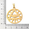 201 Stainless Steel Pendants LS-STAS-D041-13G-3