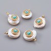 Natural Cultured Freshwater Pearl Pendants PEAR-F008-01G-1