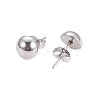 304 Stainless Steel Stud Earrings EJEW-I236-01-3
