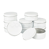Round Aluminium Tin Cans CON-WH0079-13D-1