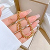 316 Surgical Stainless Steel Chain Bracelets BJEW-P349-03B-G-1