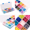 Handmade Polymer Clay Beads CLAY-PH0001-13-6mm-5