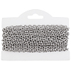 5M Tarnish Resistant 304 Stainless Steel Cable Chains CHS-BBC0001-16-1