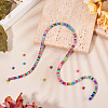 1 Starnd Dyed Synthetic Imperial Jasper & Turquoise Beads Strands G-TA0002-80-5
