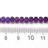Electroplated Synthetic Non-magnetic Hematite Beads Strands G-C154-B01-01E-4
