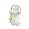 Transparent Resin Little Bear Ornament RESI-S015-01J-2