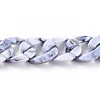Acrylic Curb Chains AJEW-JB00505-05-3