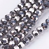 Electroplate Glass Bead Strands X-EGLA-R042-4mm-06-1