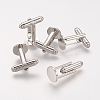 Flat Round Bass Cuff Button KK-J184-31P-2