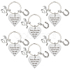 6Pcs Alloy Keychains KEYC-SW00044-1