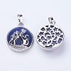 Natural Lapis Lazuli Pendants G-K234-A05-2