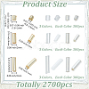 2700 Pcs Glass Bugle Beads SEED-HY0001-21-2