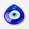 Handmade Lampwork Evil Eye Pendants LAMP-E106-01-3