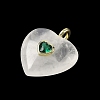 Natural Quartz Crystal Pendants X-G-C274-04I-3