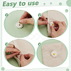 24Pcs 12 Style Resin & Alloy Brooches JEWB-GA00007-3