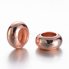 Brass Spacer Beads X-KK-P050-02RG-1