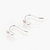 Brass Micro Pave Cubic Zirconia Earring Hooks KK-F784-21P-NF-2
