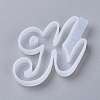 Letter DIY Silicone Molds X-DIY-I034-08K-1
