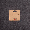 Square Kraft Paper Earring Display Cards WG43334-01-1