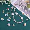 32Pcs 16 Style 3D Printed ABS Plastic Imitation Pearl Beads KY-SZ0001-42-4