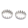 Non-Tarnish 304 Stainless Steel Cabochon Settings STAS-Y001-06A-P-2