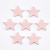 Painted Natural Wood Beads WOOD-T021-13H-1